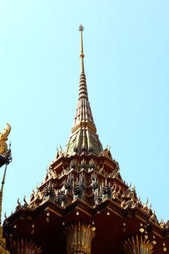 泰式古建筑尖塔