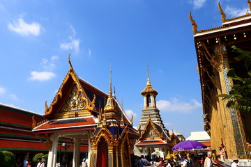 泰国古建筑皇宫寺庙