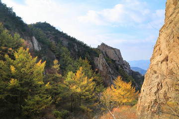 山东青岛崂山长涧秋色