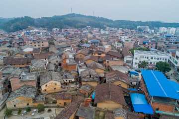 江西赣州赣县白鹭古村风景风光