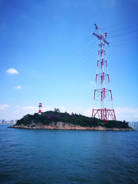 鼓浪屿海岛灯塔