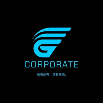 字母G翅膀LOGO