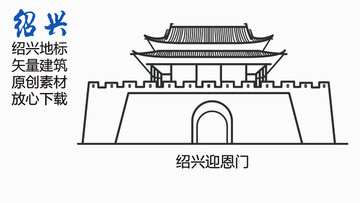 紹興迎恩門紹興地標(biāo)