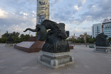 蒙古族雕塑