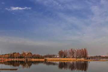 东沙湖风光