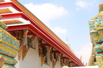 泰国大皇宫古建筑屋顶