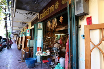曼谷金山寺木器店