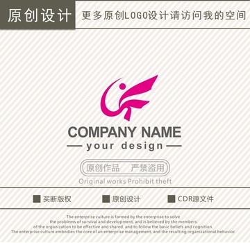 F字母舞蹈培訓(xùn)logo