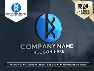 K字母LOGO設(shè)計