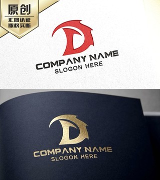 D字母LOGO設(shè)計
