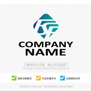 FSF字母LOGO