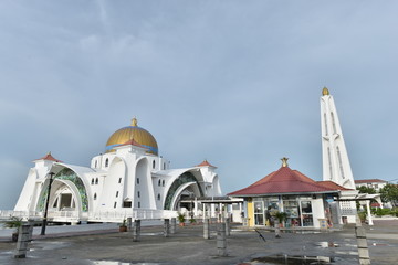 马来西亚马六甲海峡清真寺