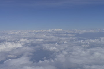 高空云彩效果