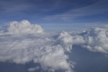 万里高空的云层效果