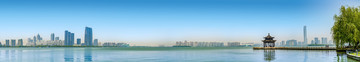 苏州金鸡湖全景大画幅