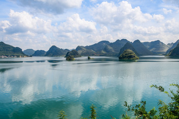 渠洋湖湖光山色