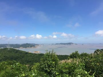 嵊泗列岛东海大海蓝天