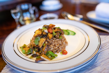 牛肝菌焖饭（一人份）