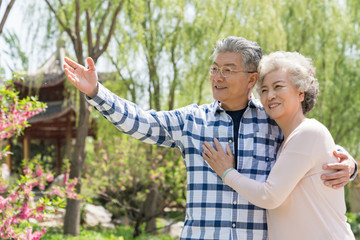 老年夫妻旅游