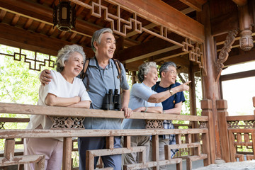 老年夫妻旅游