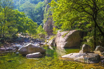 山东青岛崂山北九水游览区