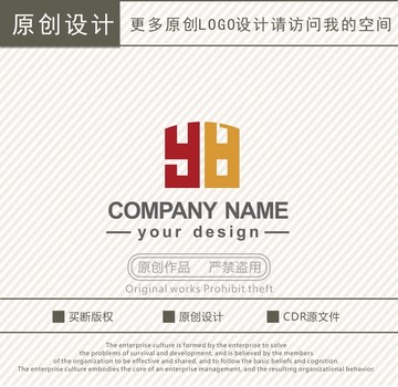 YB字母家具家居门窗logo