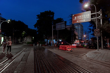 城市街道夜景