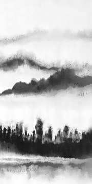 水墨山水畫(huà)