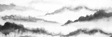 抽象山水畫(huà)創(chuàng)意水墨畫(huà)