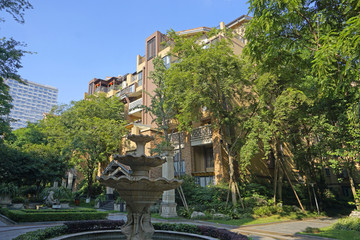 欧式住宅区中庭景观设计