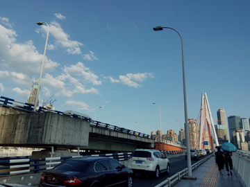 重庆千厮门大桥风景