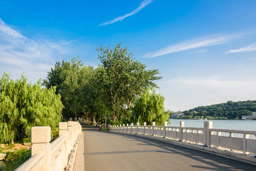 玄武湖环湖路风景