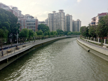 上海滨江公园风光一角