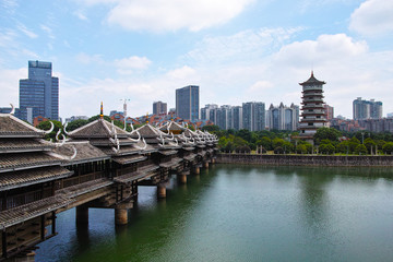 长沙烈士公园风雨桥