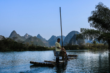 桂林漂流