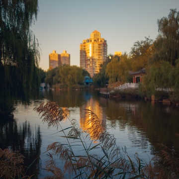 石家庄长安公园美景