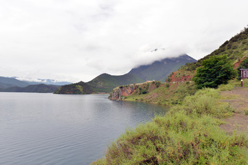 泸沽湖山水