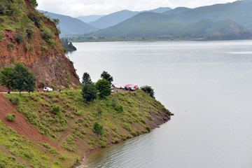 泸沽湖山水