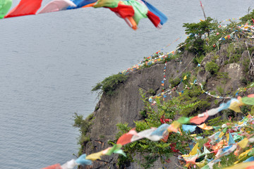 泸沽湖经幡