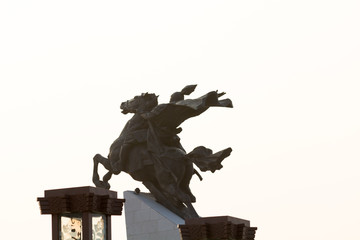 防城港伏波公园伏波将军雕像