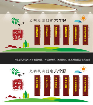 文明校園六個(gè)好