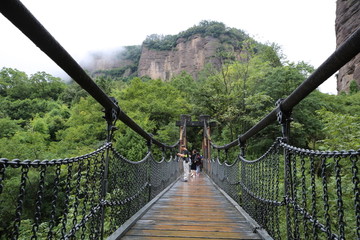 四川广元剑阁剑门关景区雷鸣桥