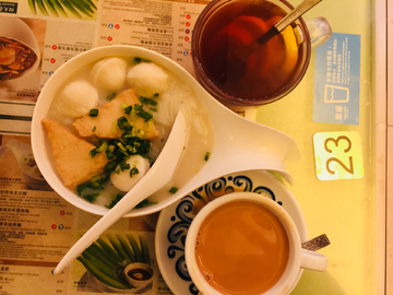 香港丸子 咖啡 柚子茶点心