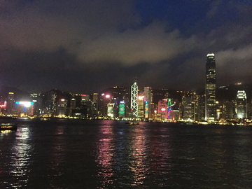 香港尖沙咀海港城夜景