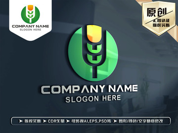 农业绿色健康LOGO