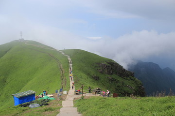 江西武功山风景武功山云海