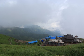 萍乡武功山风景武功山云海