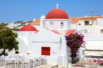 希腊米克诺斯岛教堂