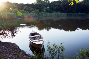 唯美湖景