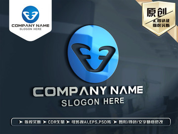 F字母LOGO設(shè)計(jì)